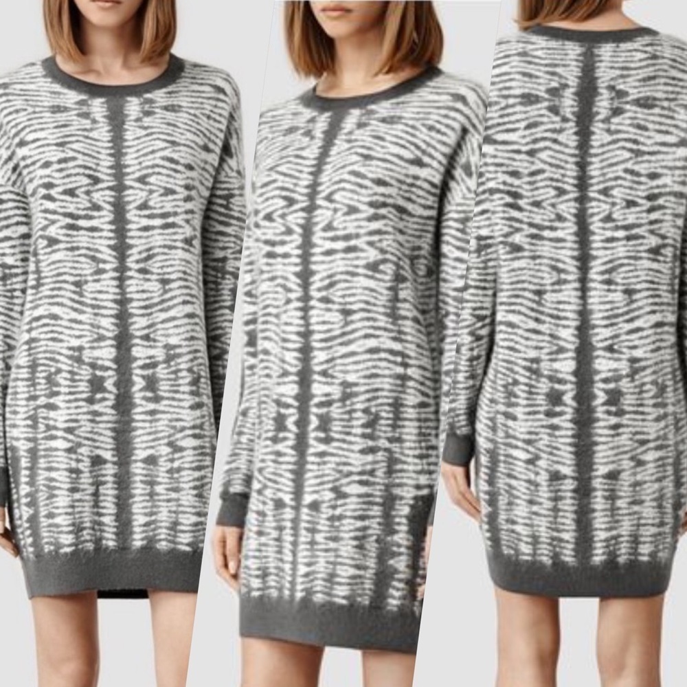 All Saints Folds Jumper Sweater Dress. P/12/A782